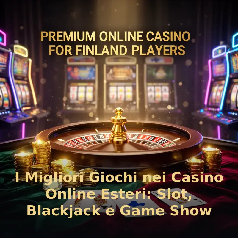 I Migliori Giochi nei Casino Online Esteri: Slot, Blackjack e Game Show